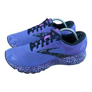Brooks Purple/Black Leopard print size 11.5